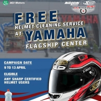 Yamaha offering free Helmet Cleaning